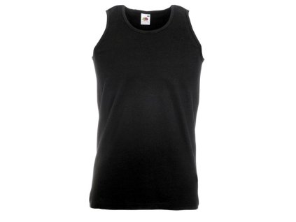 Pánské tílko Fruit of the Loom černé (Velikost L)