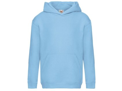 Dětská mikina Fruit of the Loom světle modrá (Velikost 12/13 let)