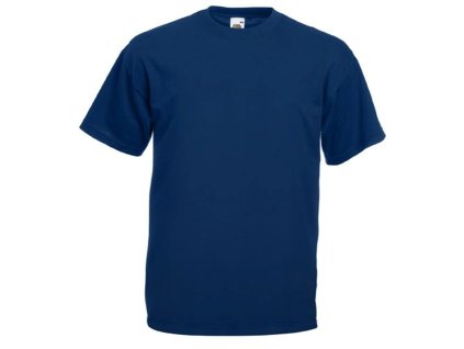 Pánské tričko Fruit of the Loom navy (Velikost S)