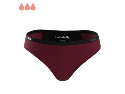 LENI3.0 EMBOSS MICROMODAL XXX BORDEAUX Custom View 1 2