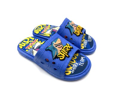 Dětské pantofle GEZER - SHARK - modrá