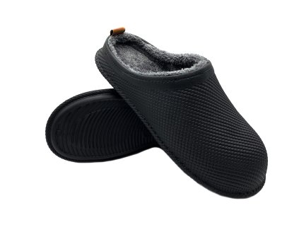 Pánské clogsy plné s kožíškem Gezer černá