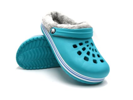 dámské zateplené phylony TXB 03A tyrkys šedá