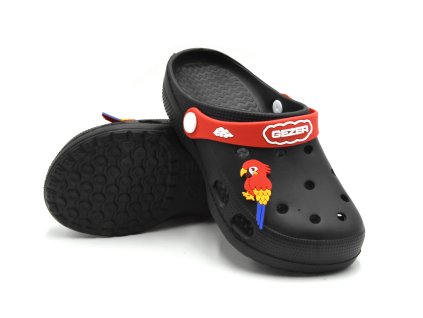 Dětské clogsy GEZER PAPOUŠEK menší - černé