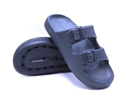 Dámské páskové pantofle GEZER - tmavě modrá