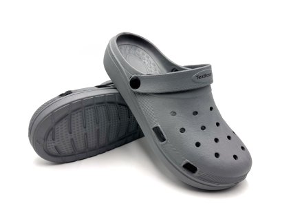 Pánské clogsy TexBase - šedá (Velikost 40)