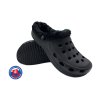 Pánské zateplené clogsy F 001 M FLAMEshoes černé