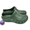 Pánské pracovní clogsy FLAMEshoes F-9001 khaki