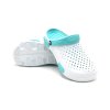 Dámské bílo-tyrkysové clogsy TexBase