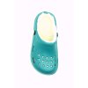 Dětské zateplené clogsy Texbase - smaragdová