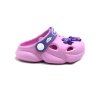 Dětské clogsy GEZER menší s ozdobou - růžové