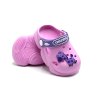 Dětské clogsy GEZER menší s ozdobou - růžové