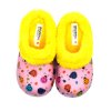 Dětské zateplené clogsy Gezer BERUŠKA - růžovo-žlutá