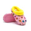 Dětské zateplené clogsy Gezer BERUŠKA - růžovo-žlutá