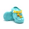 Dětské clogsy GEZER menší s ozdobou - mátové
