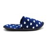 Dámské papuče pro hosty SRDCE - modro-bílá