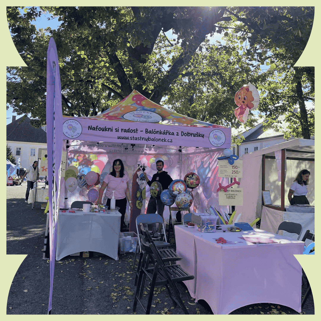 Balónkový stánek na firemní a městské akce: Zábava pro děti, která funguje