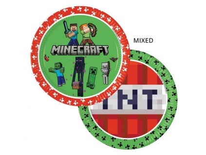 papirove talire minecraft next generation 23 cm 8 ks
