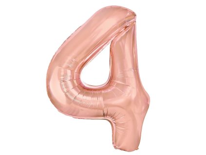Balonek foliovy 4 rose gold