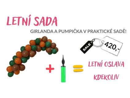 letni sada lesni balonkova girlanda stastnybalonek