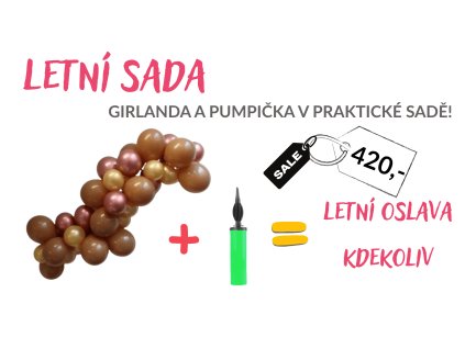 letni sada svetly luxus balonkova girlanda stastnybalonek