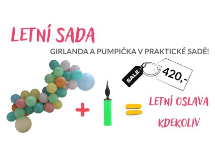 letni sada pastelova balonkova girlanda stastnybalonek