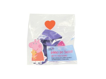 Darky do skolky bez slaskosti stastnybalonek prasatko prpa Pepa pig holky1