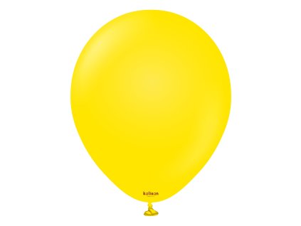 heliovy balonek zluty standard yellow 30 cm