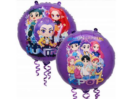 Foliovy balonek K pop Huntrix