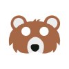 Maska detska medved 2