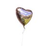 Heliovy balonek srdce 45 cm-Rosegold1
