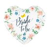 Foliovy balonek bride to be srdce1