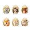 Obaly na muffiny cupcakes Kamaradi z lesa liska medved sada6 ks,1