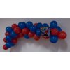 Balonkova girlanda spiderman modra cervena.3