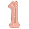 Balonek foliovy 1 rose gold