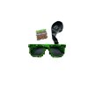 Minecraft party mini set zelene bryle