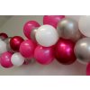 Balonkova girlanda ruzova ruzovka lux6