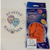 Latexovy balonek sada oranzovy wimex