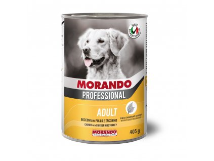 Morando Professional pes, kuřecí a krůtí maso 405 g