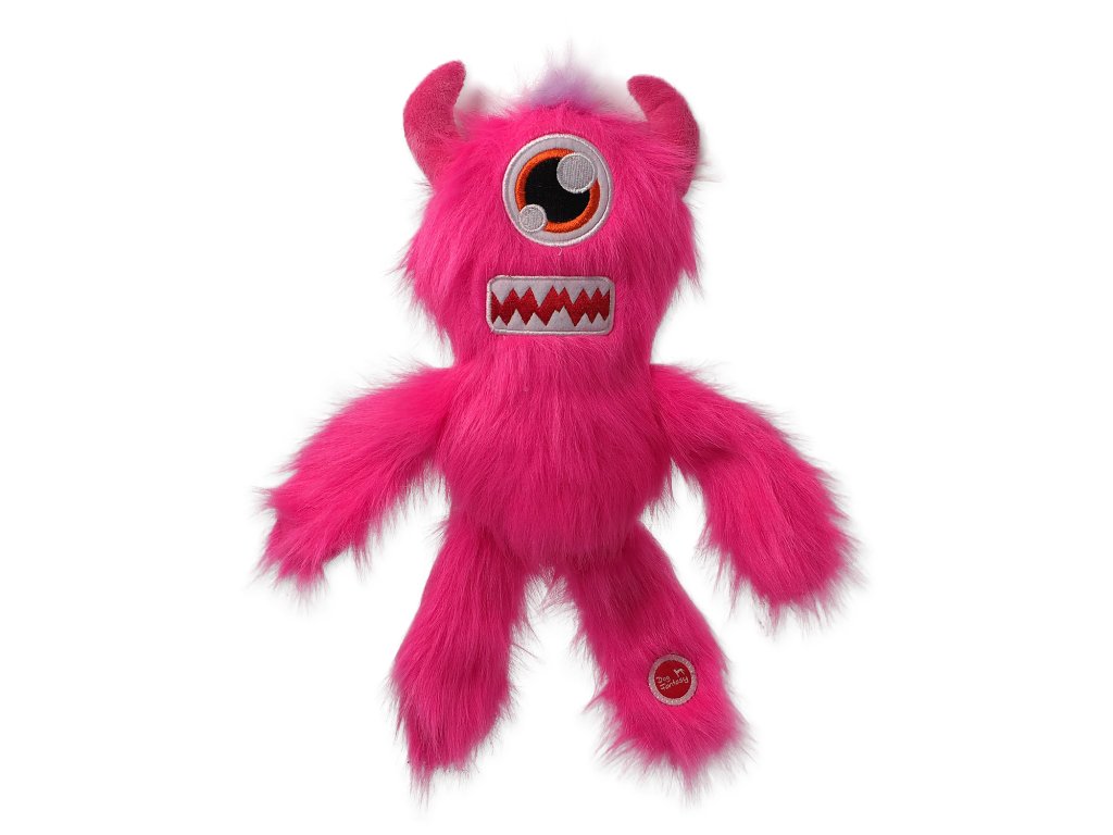 84156 1 hracka dog fantasy monsters chlupate strasidlo ruzove 35cm z kategorie chovatelske potreby a krmiva pro psy hracky pro psy plysove hracky pro psy