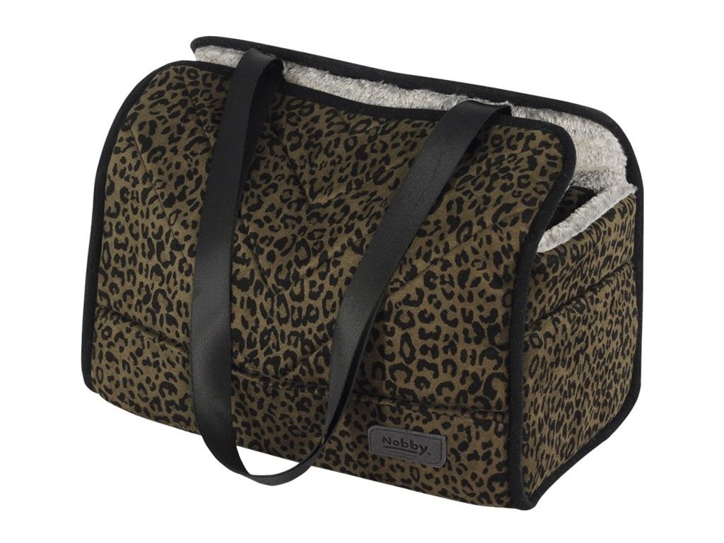 22242 1 nobby prepravni taska leo pro psy do 6kg leopardi hneda 35x20x30cm z kategorie chovatelske potreby a krmiva pro psy cestovani se psem tasky kabelky pro psy