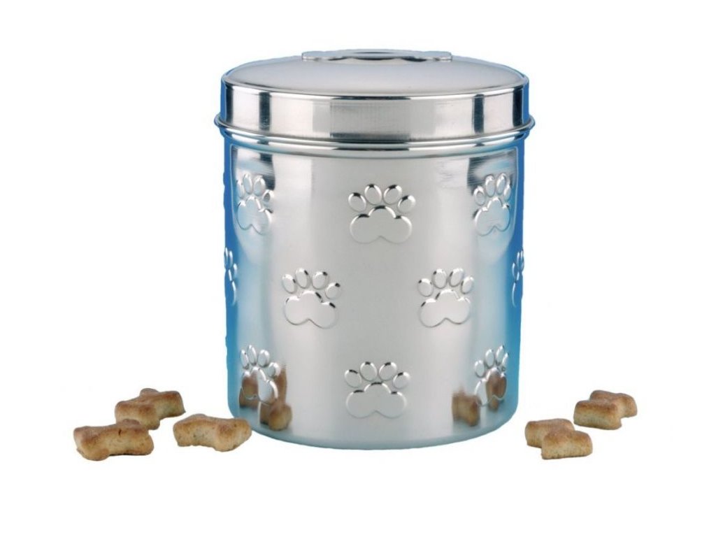 13431 1 nobby nerezova doza na krmivo 900ml 1600ml 2ks z kategorie chovatelske potreby a krmiva pro psy misky a davkovace pro psy dozy na pamlsky pro psy