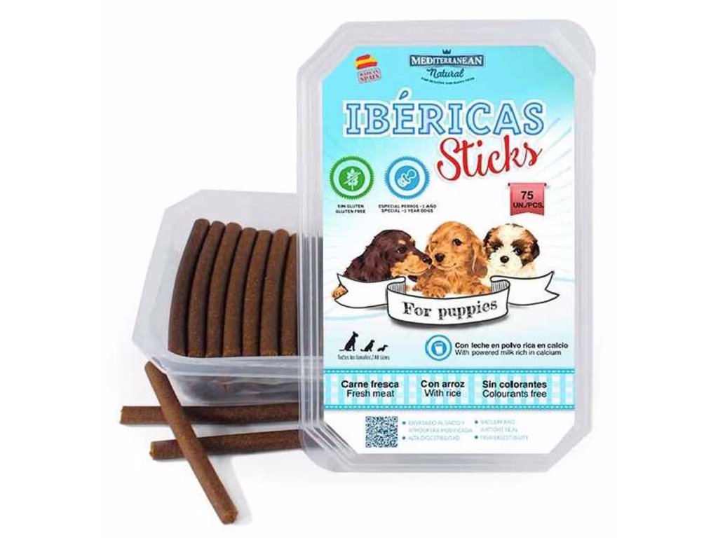78936 1 ibericas sticks dog puppies snack 75ks z kategorie chovatelske potreby a krmiva pro psy pamlsky pro psy tycinky salamky pro psy