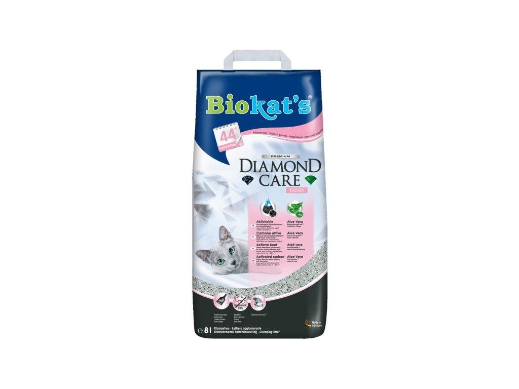 987 2 biokats diamond care fresh kockolit 8l z kategorie chovatelske potreby a krmiva pro kocky toalety steliva pro kocky steliva kockolity pro kocky