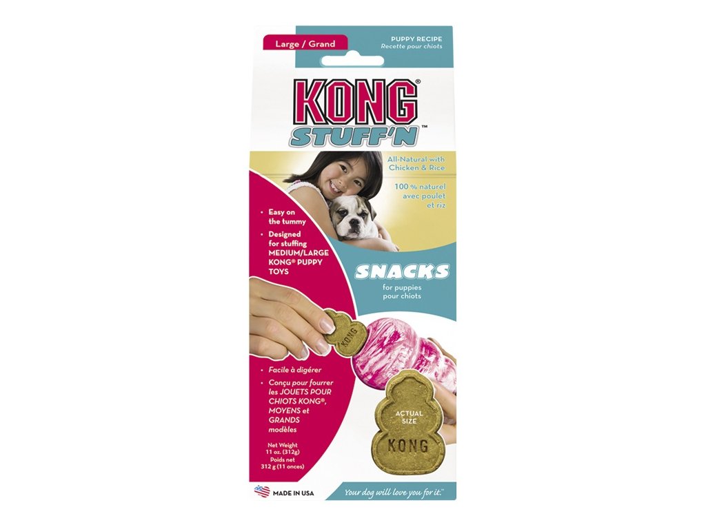 25764 1 kong snacks puppy large pamlsek pro stenata 312g z kategorie chovatelske potreby a krmiva pro psy pamlsky pro psy piskoty susenky pro psy