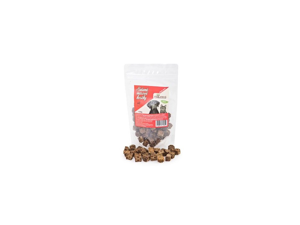 36168 natureca 100 masove kostky jelen pochoutka pro psy a kocky 150g z kategorie chovatelske potreby a krmiva pro kocky krmivo a pamlsky pro kocky pamlsky pro kocky