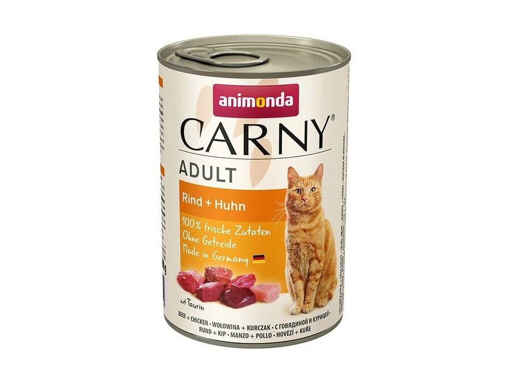 1086 animonda carny adult hovezi kure 400g z kategorie chovatelske potreby a krmiva pro kocky krmivo a pamlsky pro kocky konzervy pro kocky