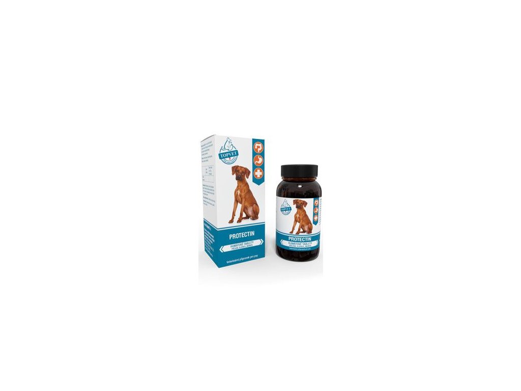 76758 1 protectin humatove tablety topvet 90tbl z kategorie chovatelske potreby a krmiva pro psy vitaminy a leciva pro psy podpora traveni u psu