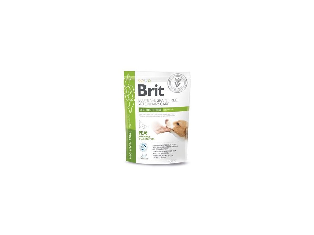 52404 1 brit vd dog gf veg high fibre 400g z kategorie chovatelske potreby a krmiva pro psy krmiva pro psy veterinarni diety pro psy