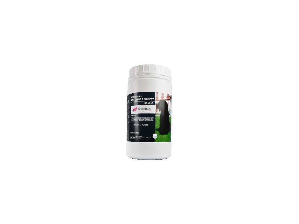 22614 roboran h pro psy cerne a bile plv 400g z kategorie chovatelske potreby a krmiva pro psy vitaminy a leciva pro psy kuze a srst psu